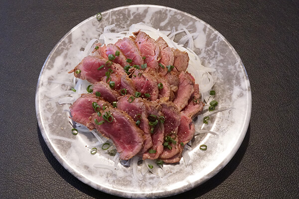 赤身馬肉のたたき